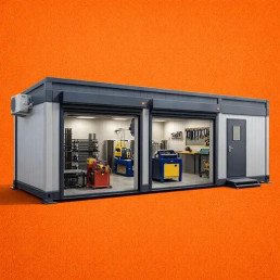تولیدکننده کانکس مخصوص کارگاه‌های میلگرد و آرماتوربندی | کانکس بارون