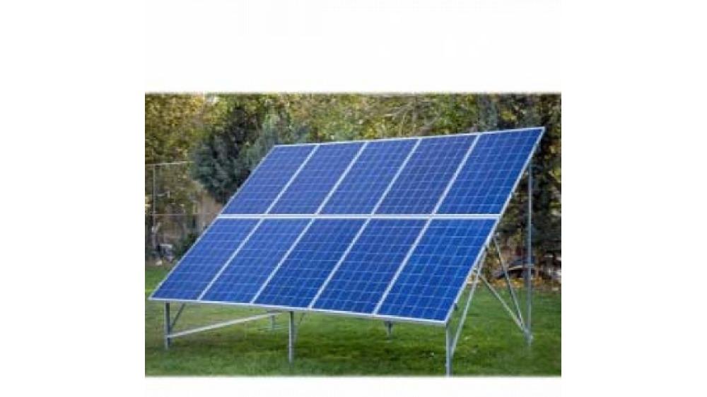 استراکچر پنل خورشیدی 2.5 کیووات 10 پنله