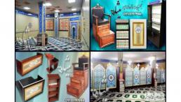 محراب طرح آجر۳ سانتی چوبیMDF ، محراب خانگی