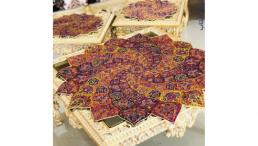 :: فروش مستقیم رومیزی های ترمه ابریشم