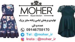 تولید و پخش لباس زنانه سایز بزرگ