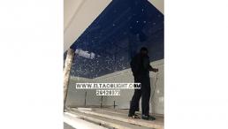 نورپردازی سقف استخر