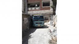 حمل نخاله بانیسان کمپرسی ودراوردن نخاله ازپارکینگ